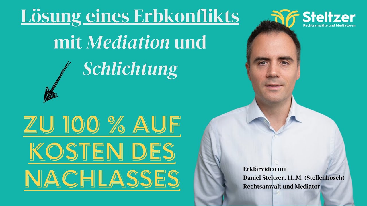 Erbkonflikt l&ouml;sen ohne Rechtsanw&auml;lte mit Mediation und Schlichtung