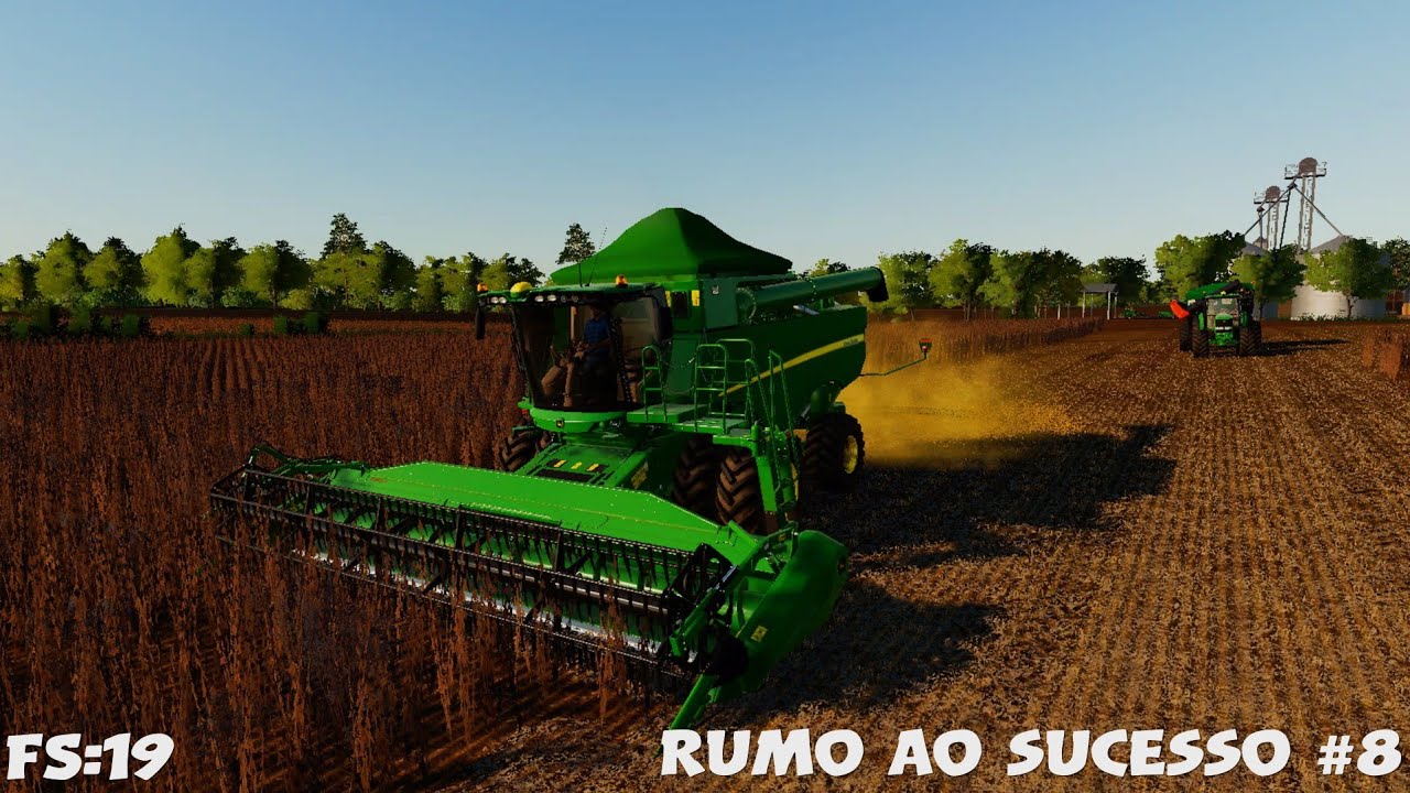 FAZENDO A COLHEITA DA SOJA | FARMING SIMULATOR 19 | MAPA FLAMBOYANT 