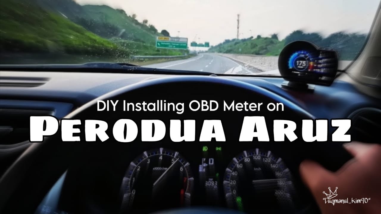 Car | Aruz -  DIY installing OBD Meter on Perodua Aruz #peroduaaruz #obdmeter