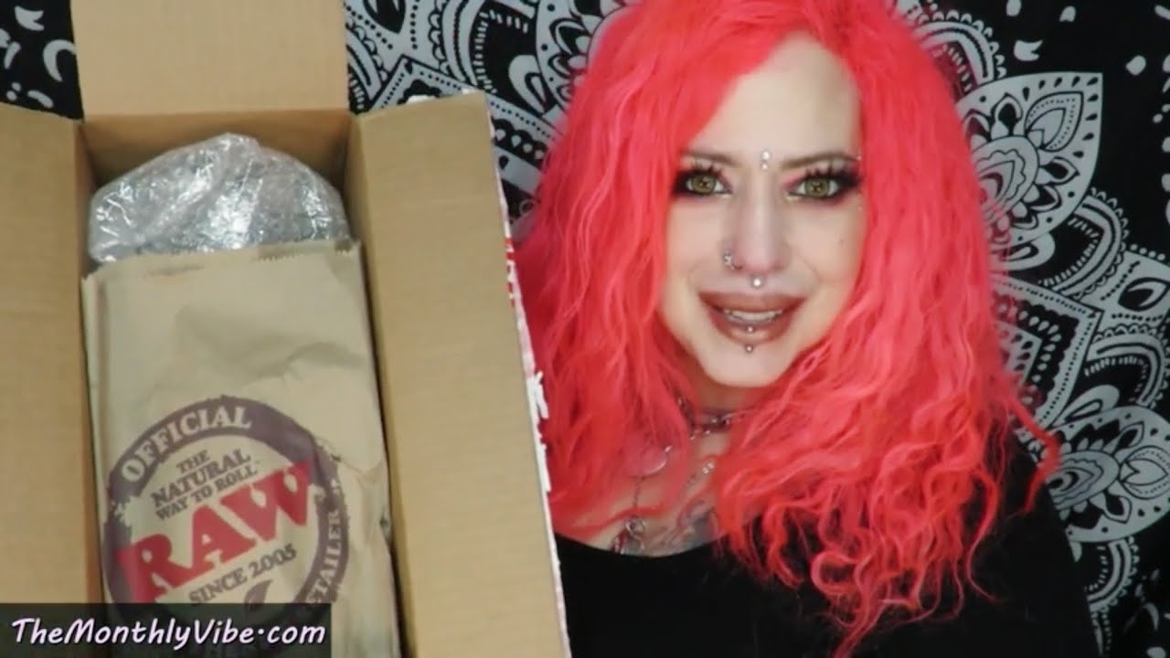 THE MONTHLY VIBE Unboxing! Stoner Subscription box!