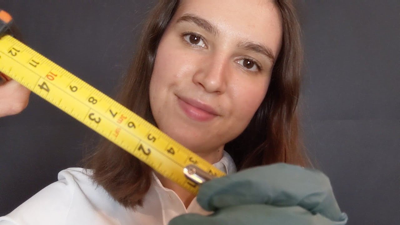 ASMR Whispered Face Examination (Lights, Measuring, Photographing)