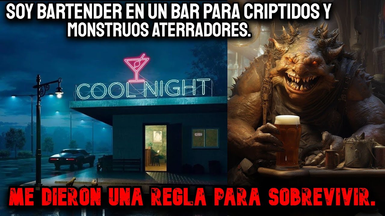 Trabajo de Noche En Un Bar Para Monstruos, Tengo Una Regla Extraña Para Sobrevivir - Creepypasta