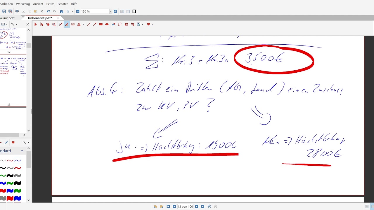 Keine Angst vor #SONDERAUSGABEN!!! auch ein Klausurklassiker!