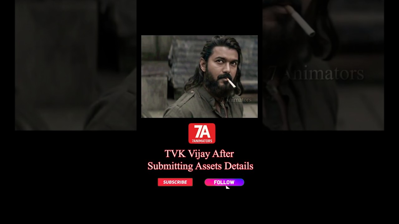 Виджай из TVK после предоставления сведений об активах и сцена с цилиндром в Дхурандхаре | Заявле...