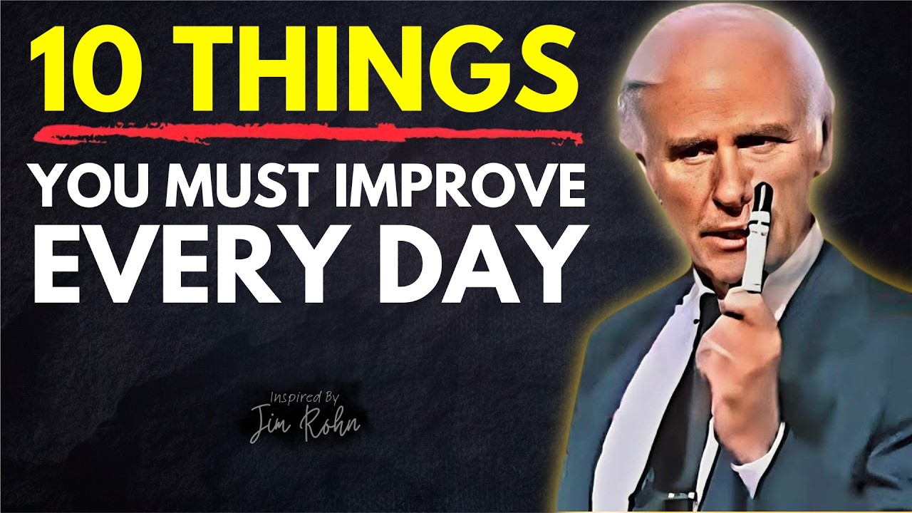10 Things You Must Work On Every Day | Jim Rohn Motivation
