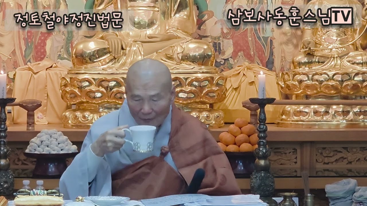 25년12월20일 [철야정진정토기도]동훈스님법문. 정토일침법문 