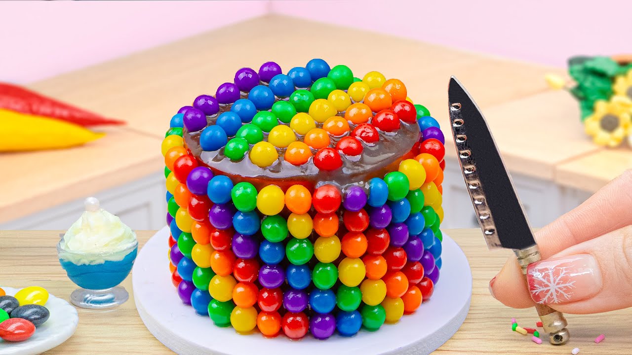 Best Miniature KITKAT Rainbow Cakes Decorating |1000+ Amazing Chocolate Kitkat Rainbow Cake Ideas