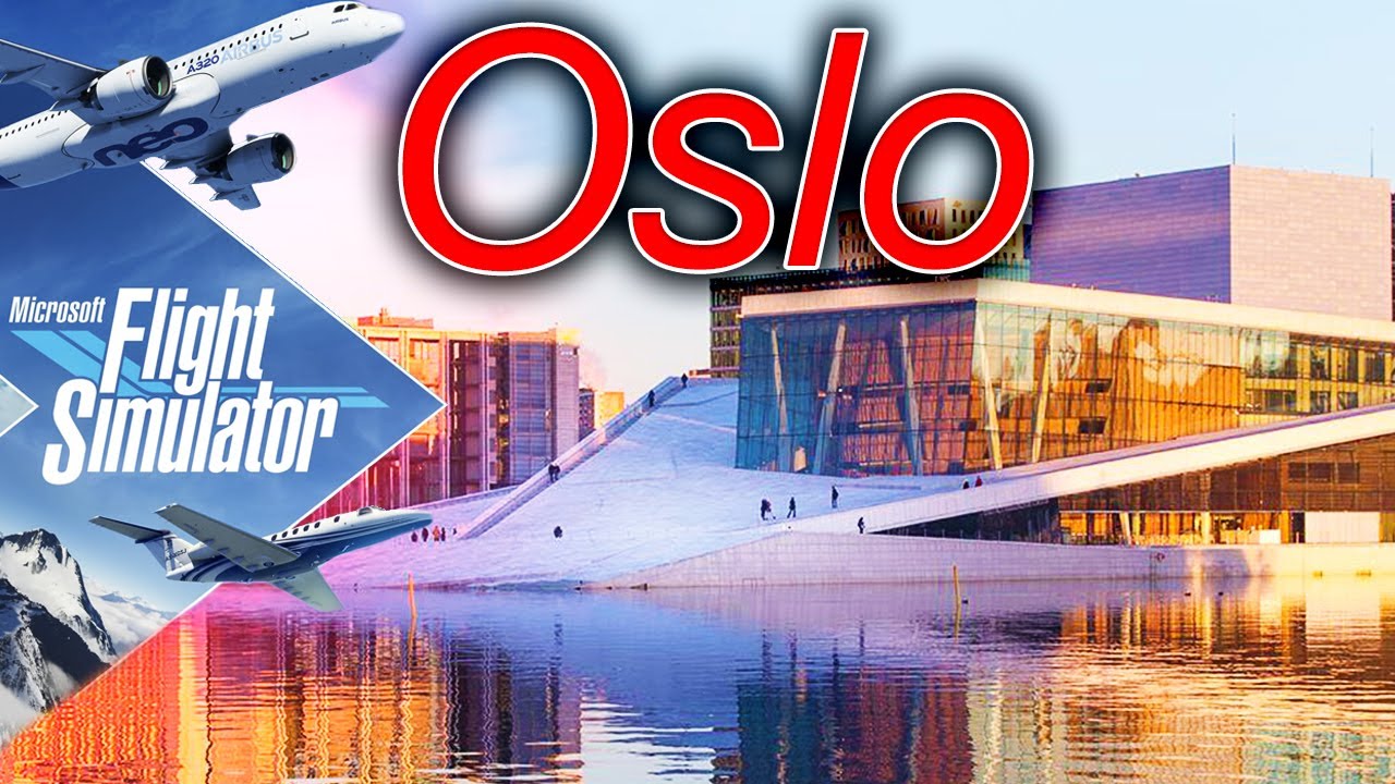 🔴4K Nordics Update | Oslo Flight | Microsoft Flight Simulator