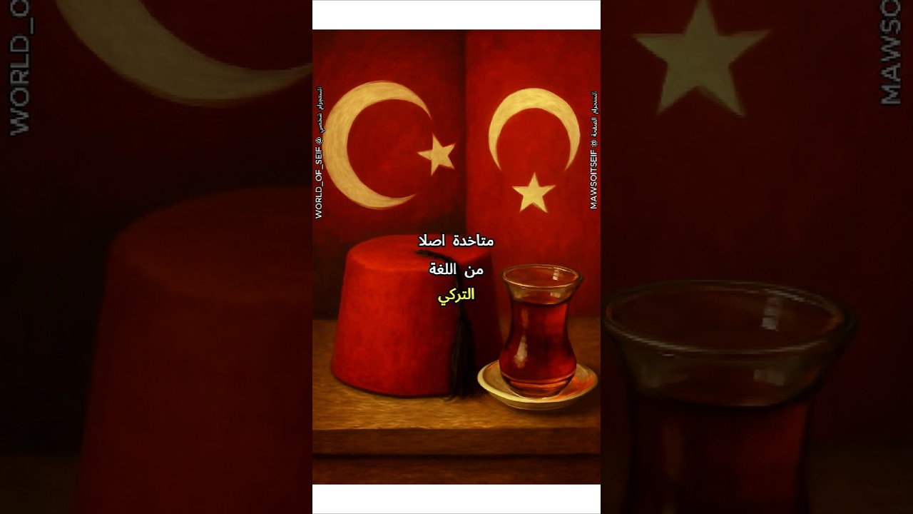 كلمات مصرية أصلها تركي 🇪🇬🇹🇷   #عربي #تركي #مصر #مصري #تركيا #اسطنبول #لغة_عربية