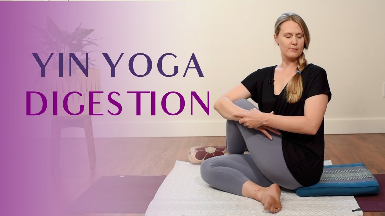 Yin Yoga for Digestive Health | 30 min Yin Yoga to Rest and Digest 🍋