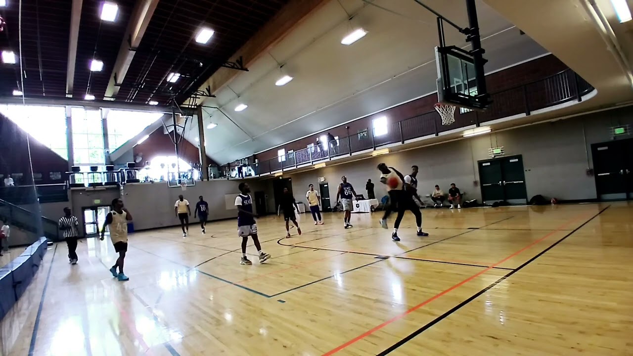 Alonzo Johnson with the scoop in the lane