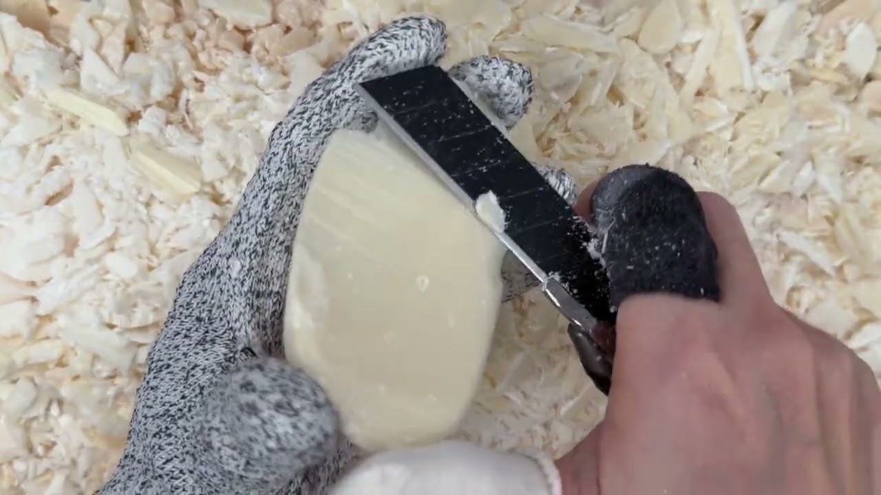 Oddly Satisfying Soap Carving | Crunchy Soap Cutting | No Talking ASMR #soap