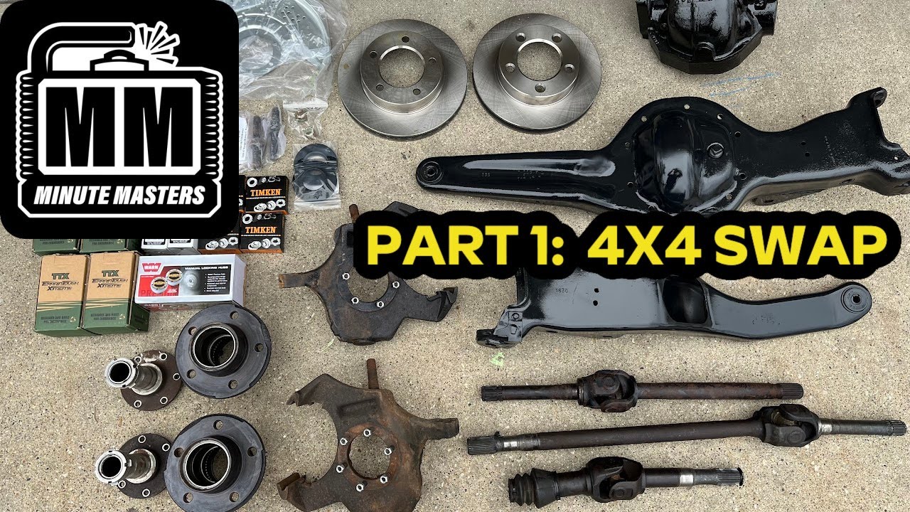 TTB 4x4 SWAP [CZĘŚĆ 1] &ndash; Jak zamontować łożyska i bieżnie k&oacute;ł + sworznie kulowe | Ford F150 z 199...