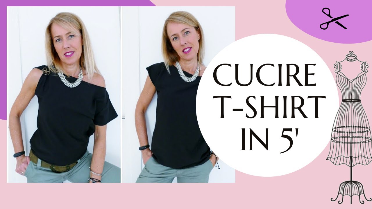 Cucire una T-shirt in 5' DIY