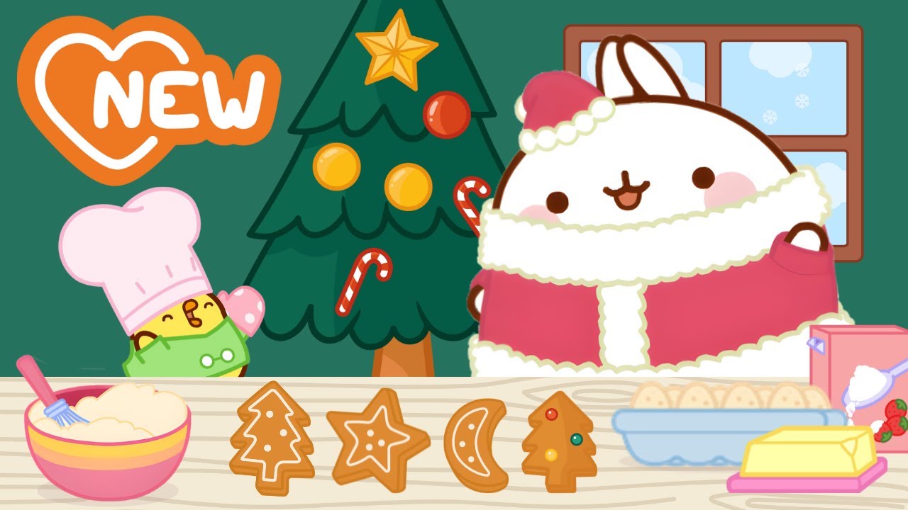 Santa’s Favorite Cookies? 🎄👩‍🍳 Molang’s Yummy Christmas Fun