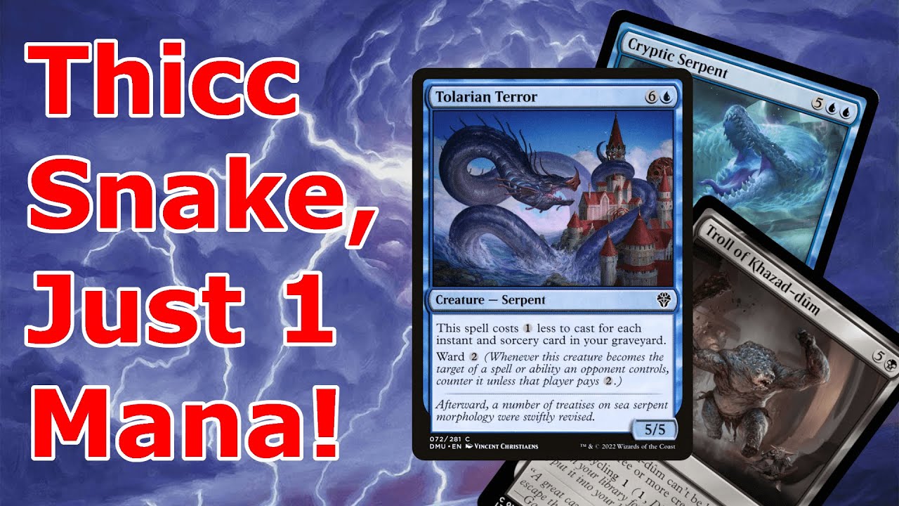THIS LEAGUE SLOWLY DROVE ME INSANE!  Pauper Dimir Terror (Pauper UB Tolarian Terror MTG)