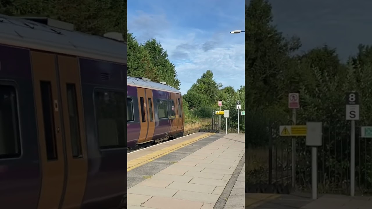 Class 172 "Turbostar" Departs from Solihull Station bound for Worcester Forgate Street