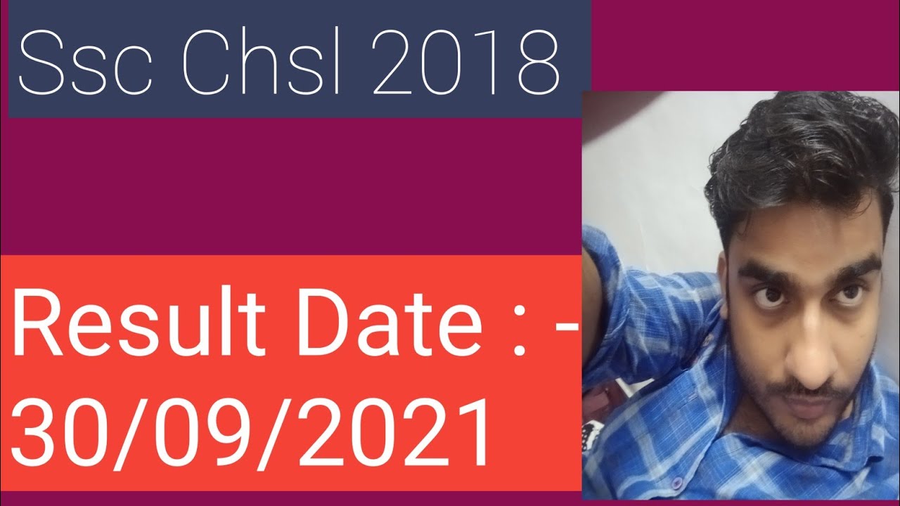 Ssc Chsl 2018 Result Date