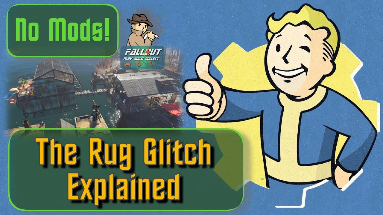Fallout 4: Как использовать глюк с ковром. Без модов, постройка поселения 2022.
