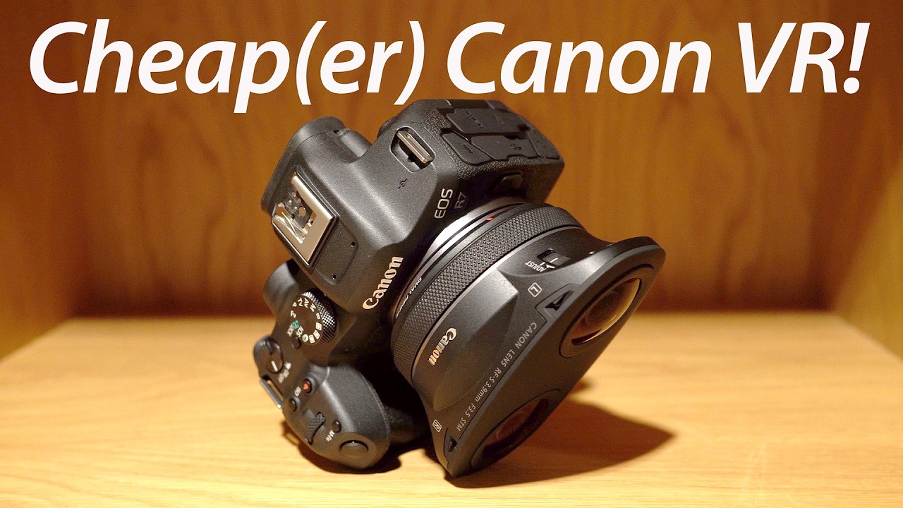 Первые взгляды на объектив Canon RF-S 3.9mm DUAL-FISHEYE для 3D и VR