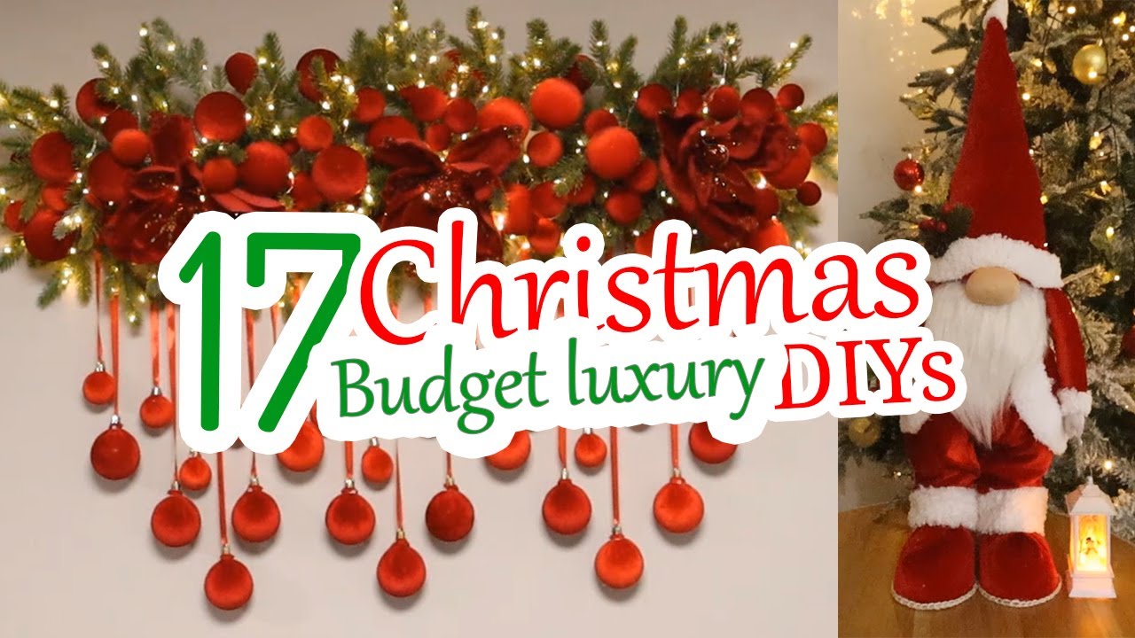DIY expensive-look Christmas decor on a budget