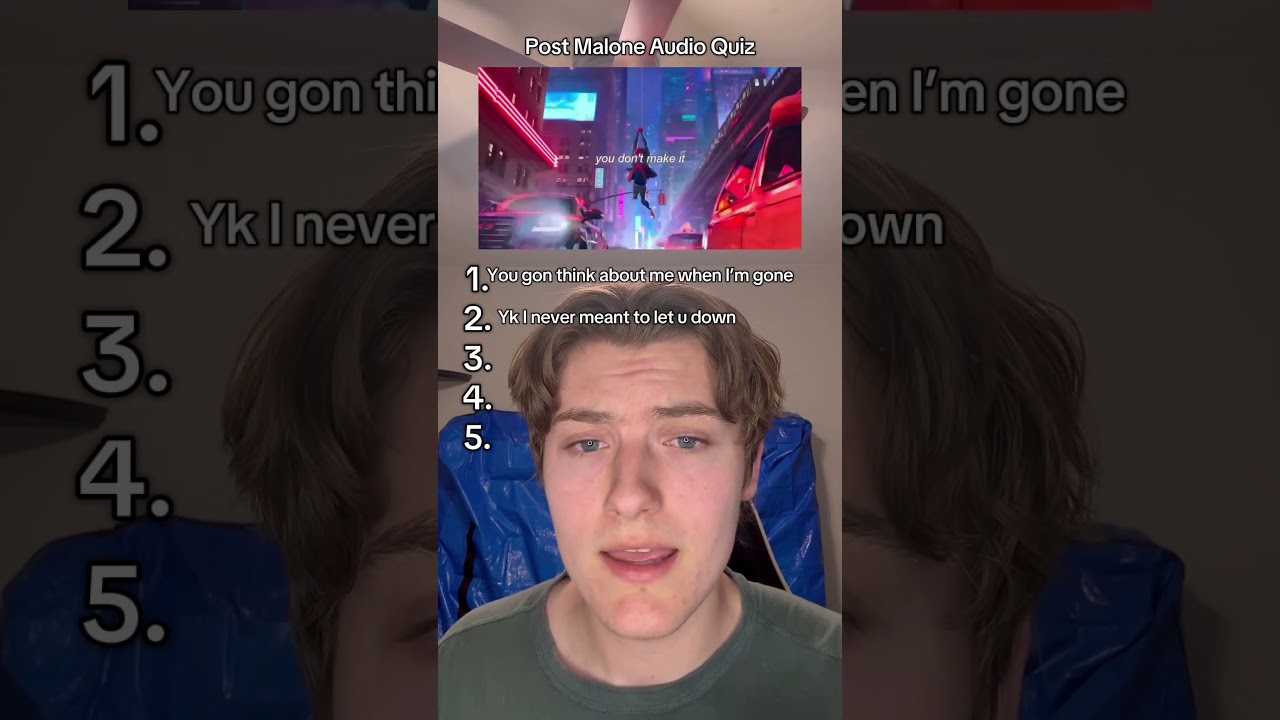 Аудиовикторина Post Malone 