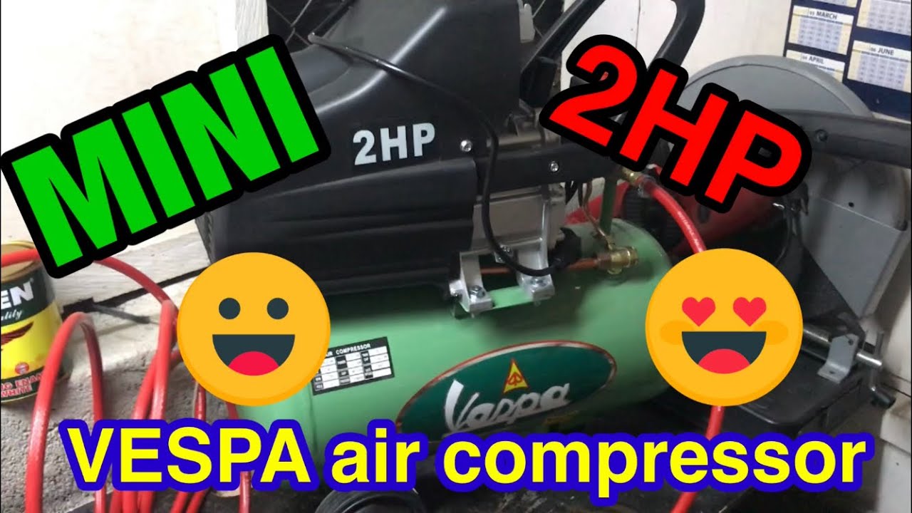 VESPA 2hp MINI AIR COMPRESSOR