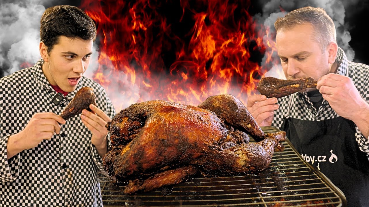 PEČEN&Aacute; KRŮTA, KTER&Aacute; ZAST&Iacute;N&Iacute; KAŽD&Eacute; KUŘE! 😱 Recept na dokonalou 7kg dom&aacute;c&iacute; krůtu z trouby i grilu