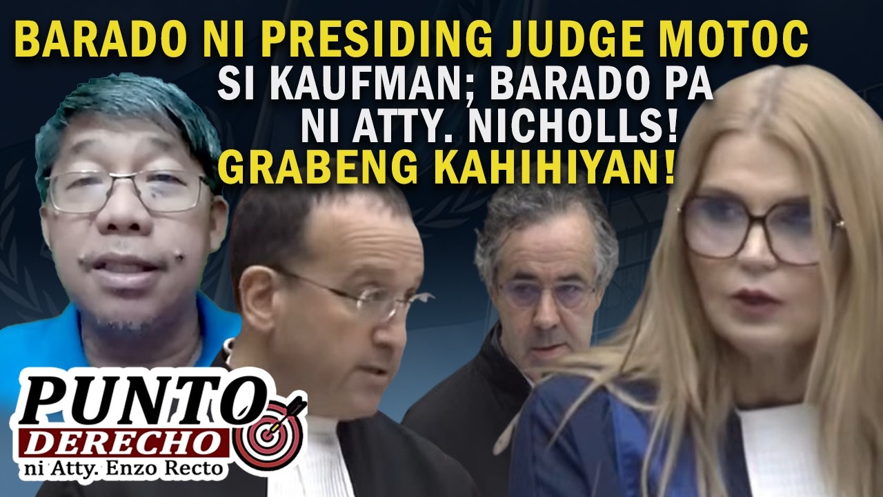 BARADO NI PRESIDING JUDGE MOTOC SI KAUFMAN; BARADO PA NI ATTY. NICHOLLS! GRABENG KAHIHIYAN!
