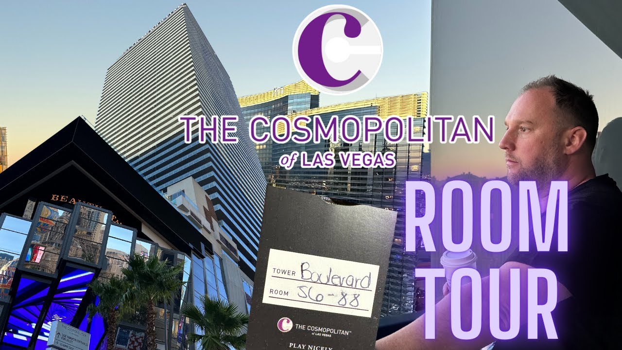Люкс с одной спальней и террасой | Cosmopolitan Las Vegas | Экскурсия по номеру | Путешествия Тима