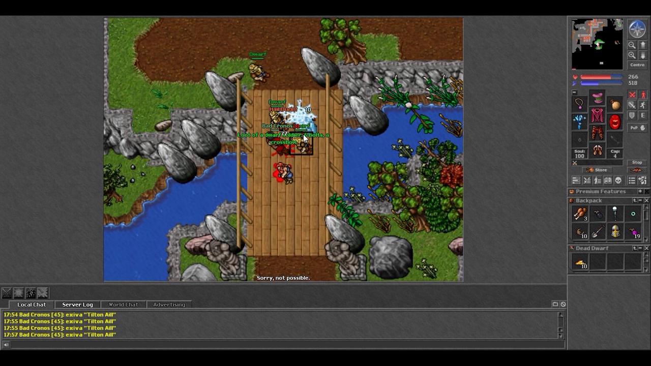 Tibia PK matando NOOB