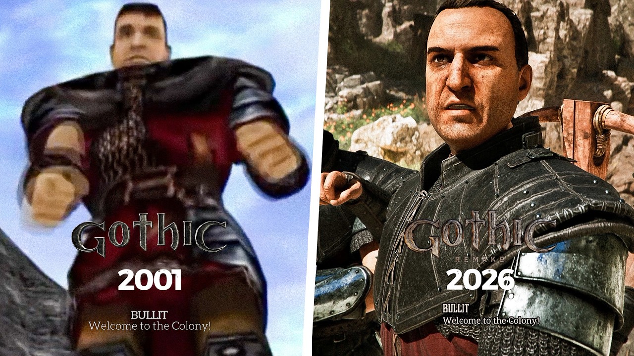 Gothic 2001 Intro vs Gothic Remake 2026 Intro