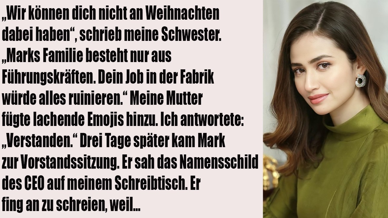 Meine Schwester nannte meinen Job peinlich – dann betrat ihr Verlobter mein Büro“
