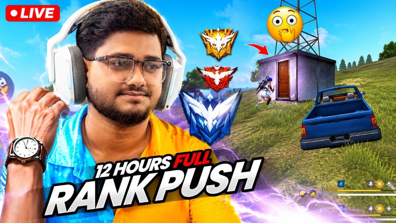 New Grandmaster Top 1 Push V Badge Lobby ❤ FF LIVE ✌ Free Fire LIVE! #freefire #shorts #freefirelive