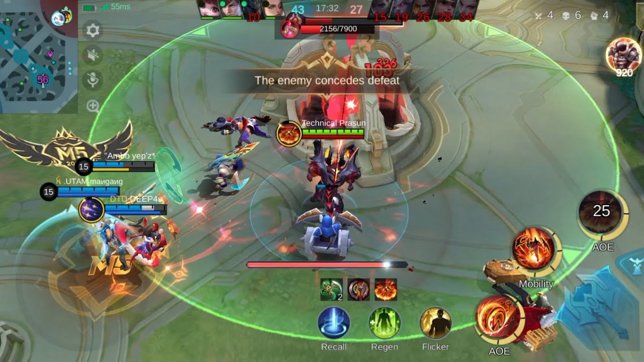 INSANE 5v5 Comeback in Mobile Legends! 😱 Best Epic Battle