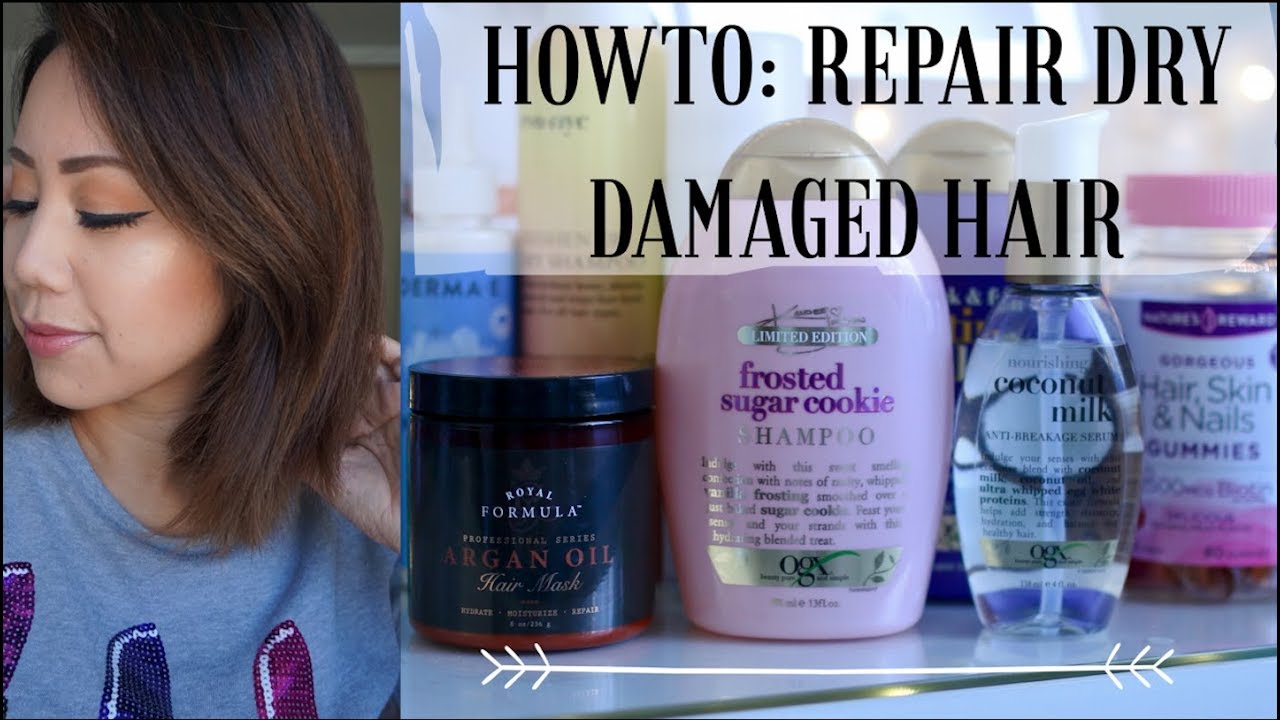 HOW TO  REPAIR DRY DAMAGED HAIR AT HOME  & FAST | TIPS TO FIX DAMAGED HAIR FAST
