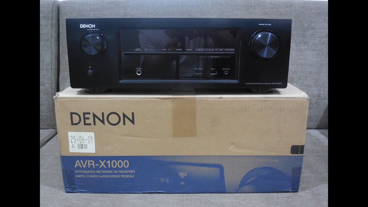 ( ĐÃ BÁN )   Amply DENON AVR-X1000, máy nguyên thùng xốp, mới 99%, giá 4,5 triệu