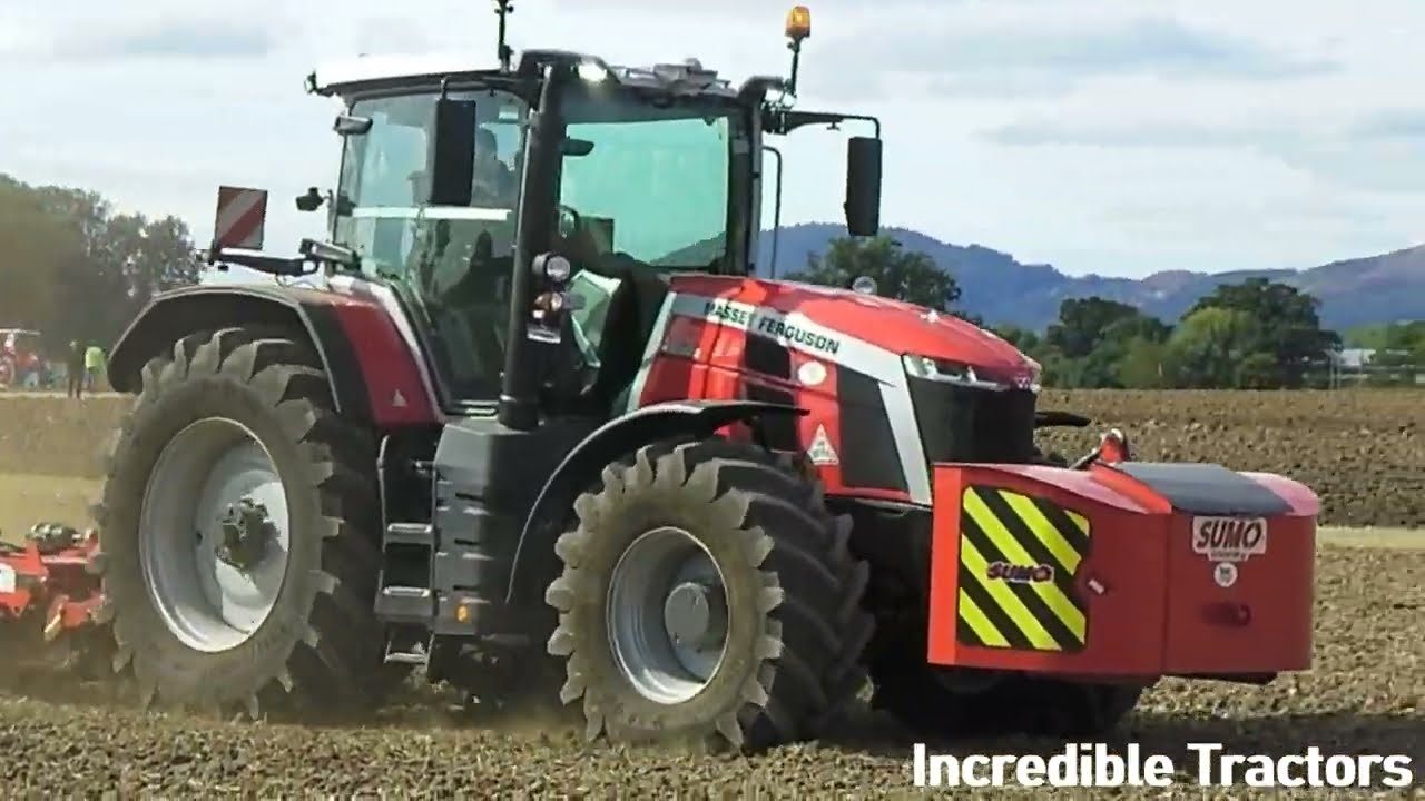 2022 Massey Ferguson 8S 225 Dyna-7 7.4 Litre 6-Cyl Diesel Tractor (225 HP) with Sumo Cultivator RVW