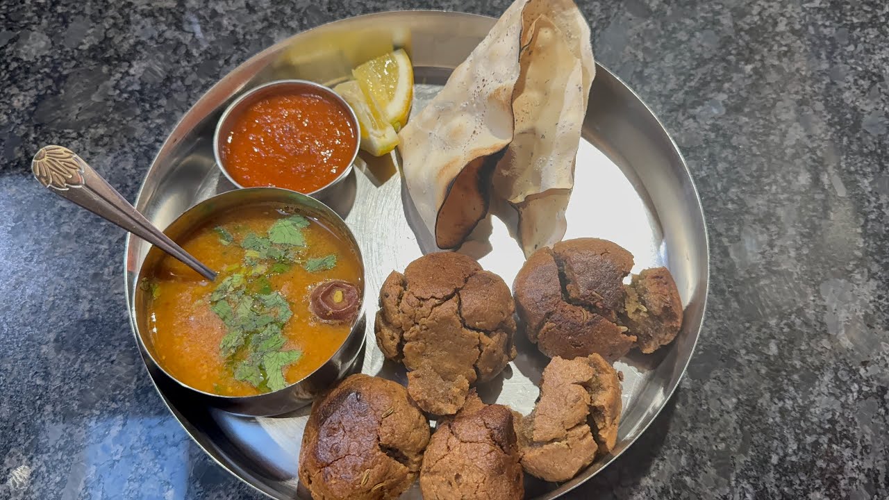 Authentic Rajasthani Dal Baati | Swaminarayan Sattvik Cooking