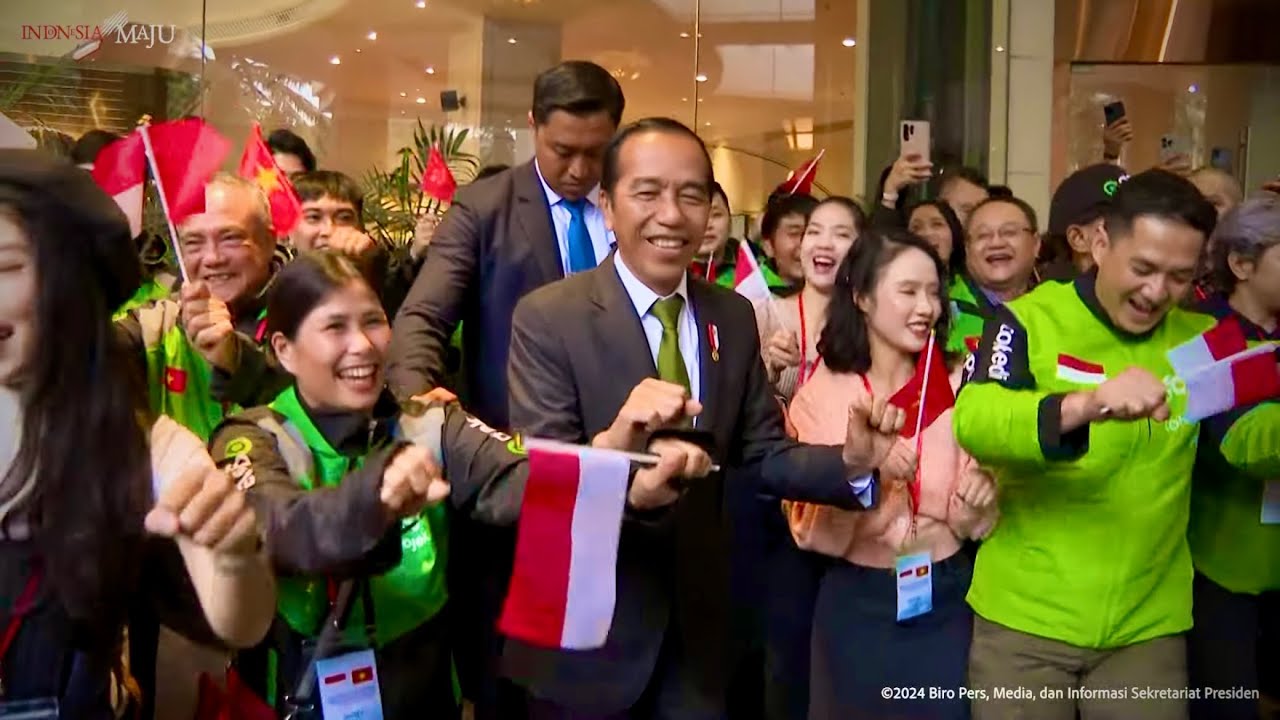 Presiden Jokowi Tiba di Hanoi, Vietnam, 11 Januari 2024