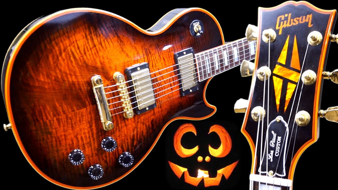 The Ultimate Halloween Guitar | 2010 Gibson Les Paul Purple + Orange Widow Prototype | Review + Demo