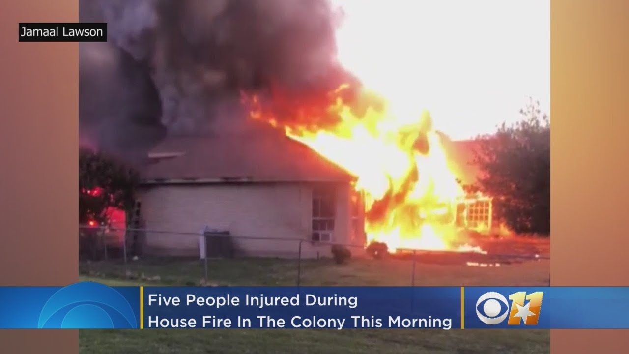 Firefighters, Residents Injured When Home In The Colony Goes Up In Flames