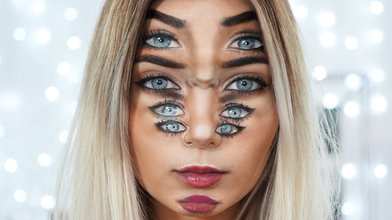 Урок по созданию грима на Хэллоуин от TRIPPY VISION ILLUSION