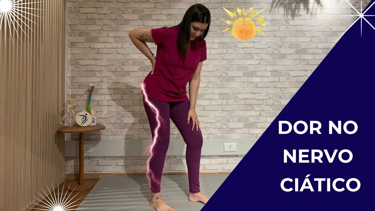Dor no nervo ciático: Como aliviar em casa (Explicação + Exercícios)