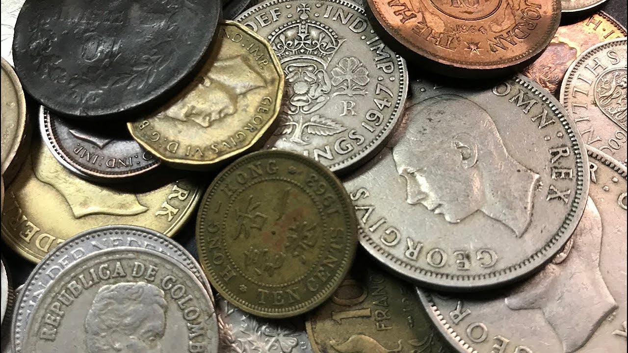 OLD & RARE Coins World Coin Half Pound Grab Bag Search - Bag #10
