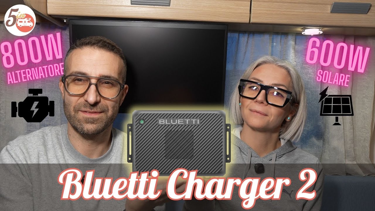 FINALMENTE! RICARICA SOLARE + ALTERNATORE A 1200W CON BLUETTI CHARGER 2