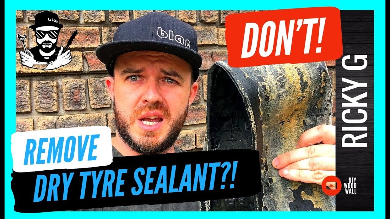 How to Remove Dry Sealant from a Mountain Bike Tire - DON'T!