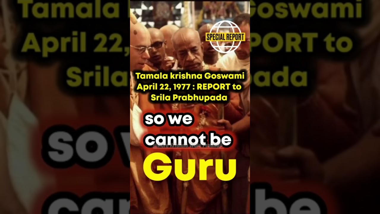 ISKCON AS IT IS//srila Prabhupada tell truth 