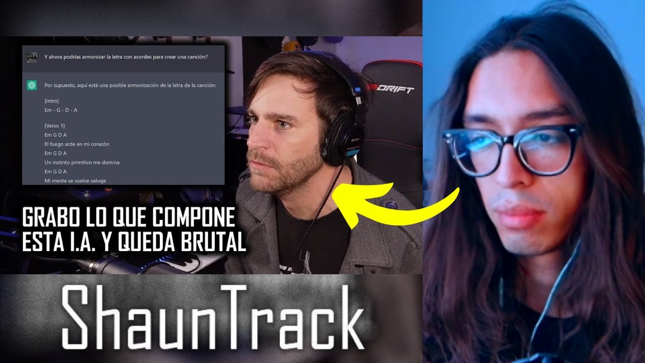 ChatGPT Compone mejor que muchos músicos y da miedo | ShaunTrack | Reacción | Many reacciona