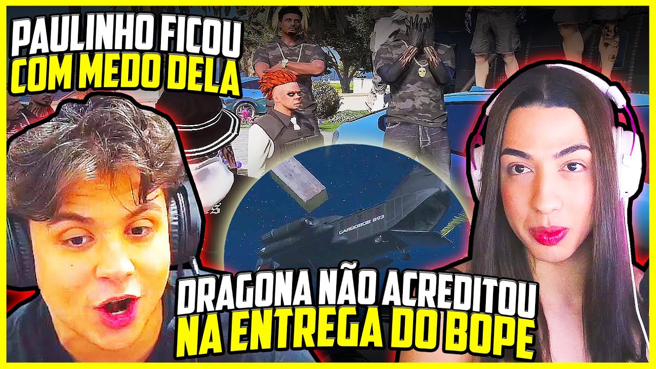 PACT0!🔥 DRAGONA e PAULINHO o LOKO mostraram os PRODUTOS do BOPE e da DRAGONS na CAPITAL CITY GTA RP